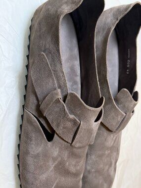Officine Creative Laboratorio Gray Suite Mules w/ Heel